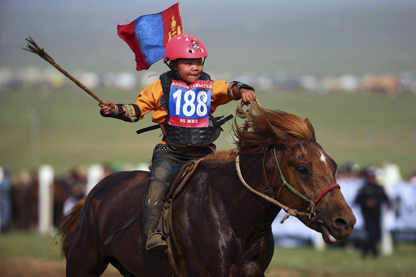Los mongoles celebran su festival