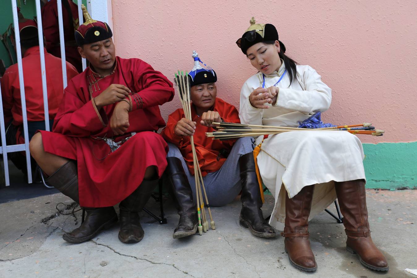 Los mongoles celebran su festival