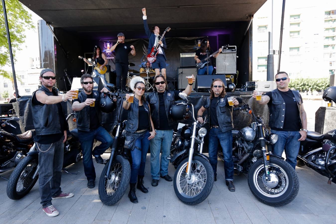 Concentración motera contra el consumo de alcohol al volante