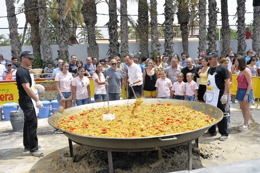 Concurso de arroz con costra en la fiestas de Elche