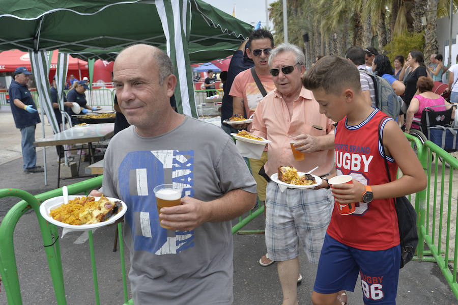 Concurso de arroz con costra en la fiestas de Elche