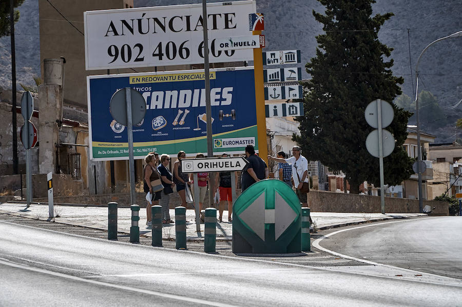 Vecinos oriolanos reclaman un paso de peatones en la N-340