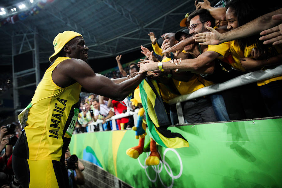 El irrepetible Usain Bolt gana su tercer oro en 100 metros