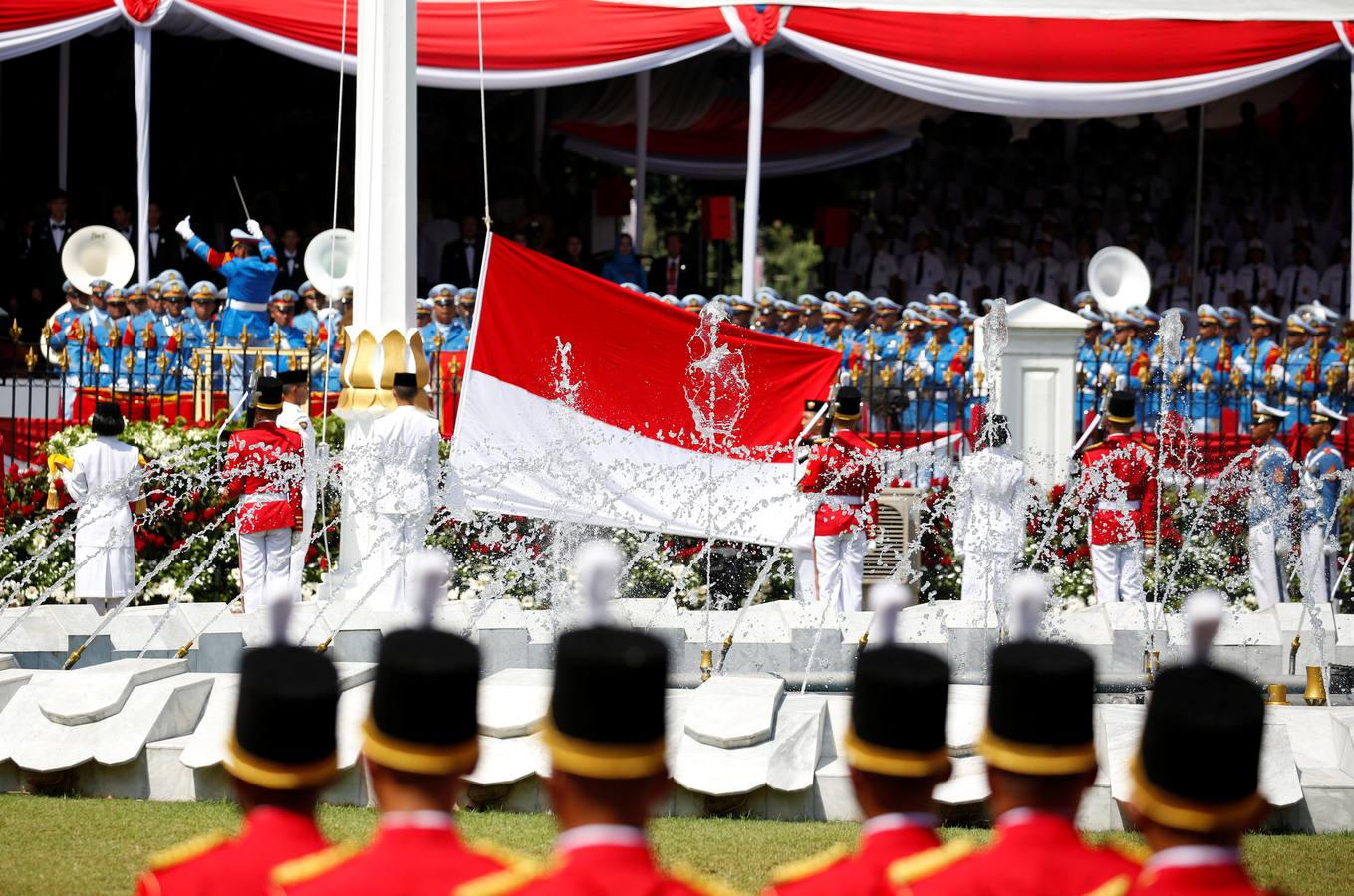 Yakarta celebra el 71 aniversario de la independencia de Indonesia