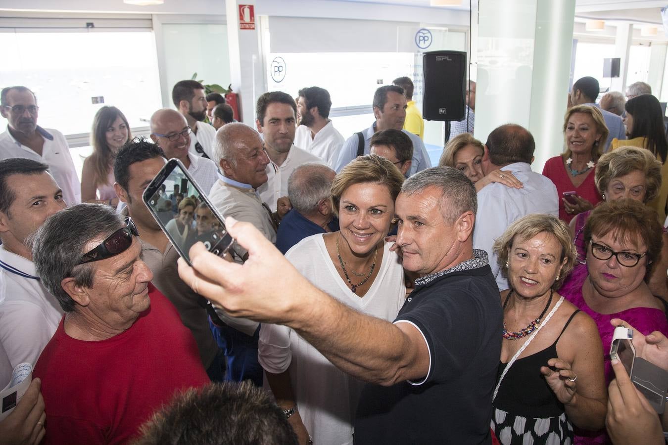 Cospedal asiste a la Intermunicipal del PP en San Javier