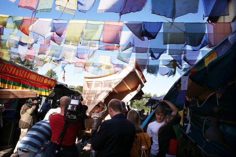 Derribo para recuperar la paz en Christiania