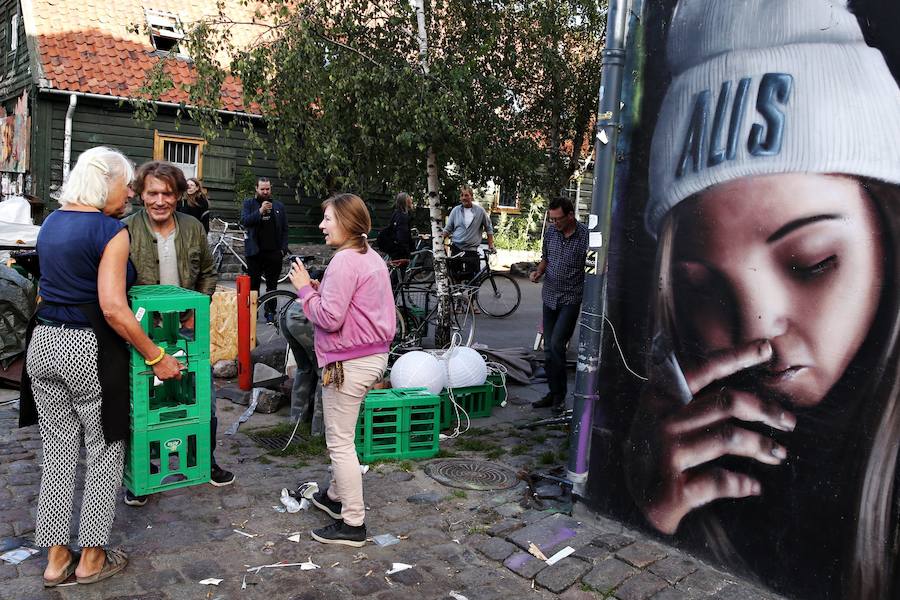 Derribo para recuperar la paz en Christiania