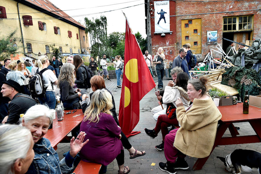 Derribo para recuperar la paz en Christiania
