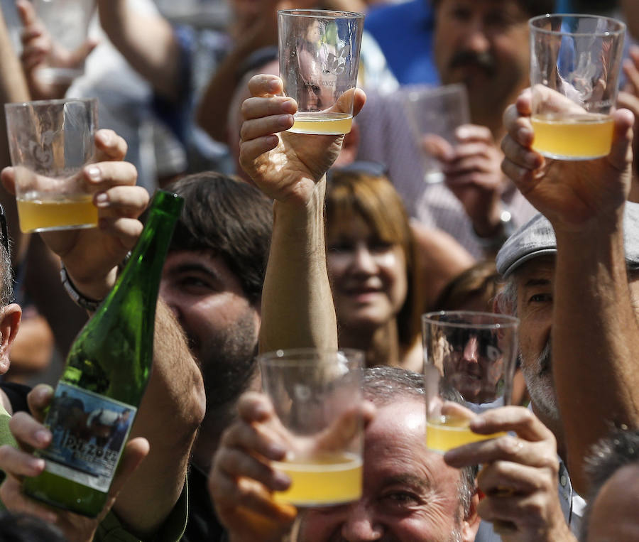 Sidra y jolgorio en San Sebastián