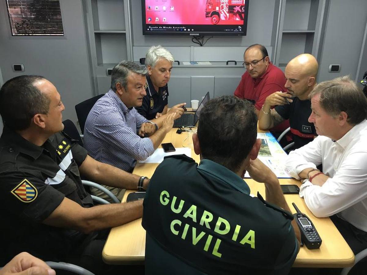 El fuego amenaza la sierra de Bernia