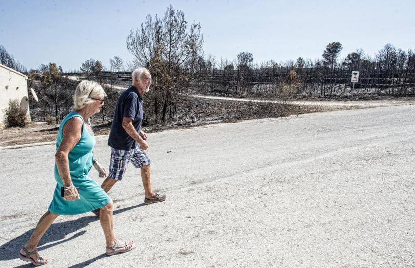 Xàbia y Benitatxell, calcinadas tras el incendio