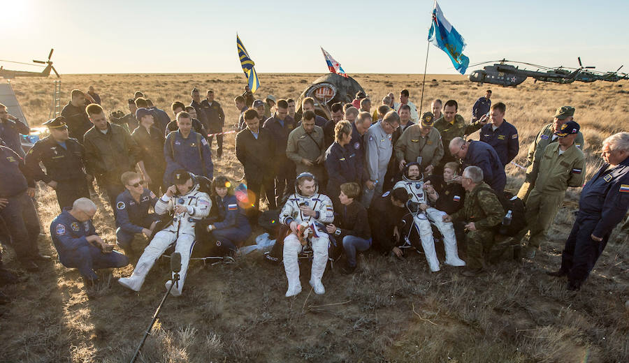 De vuelta a casa tras una larga misión