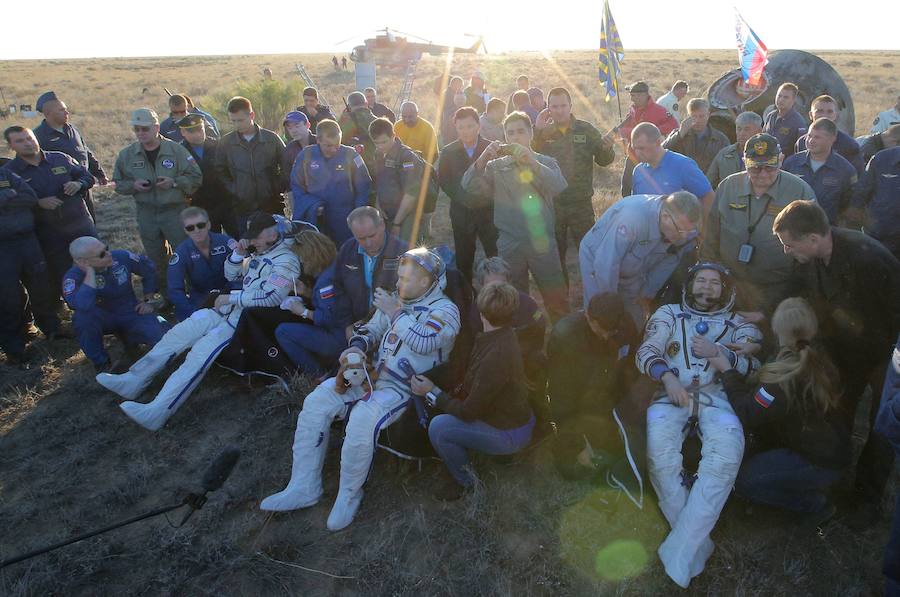 De vuelta a casa tras una larga misión