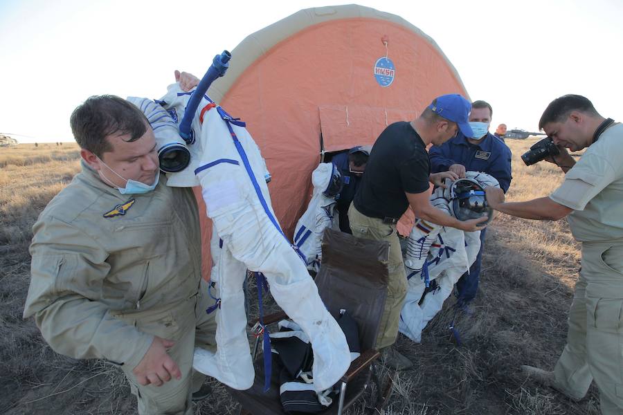 De vuelta a casa tras una larga misión