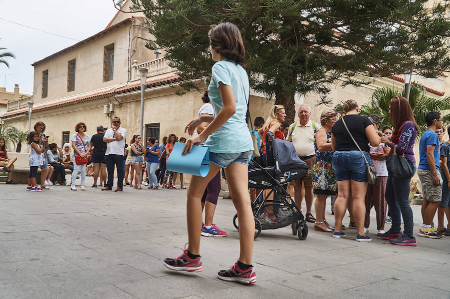 Protesta por el trasnporte escolar en Benejúzar