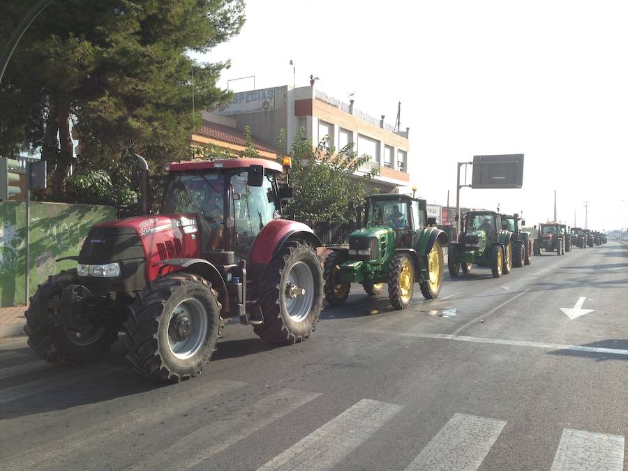 Los tractores toman Gran Vía