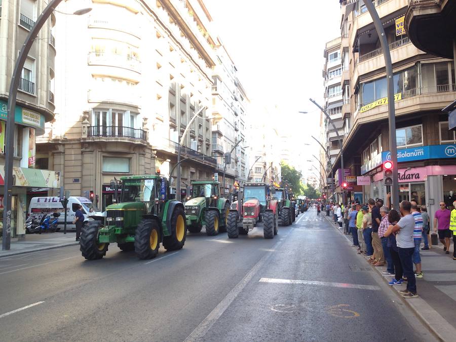 Los tractores toman Gran Vía