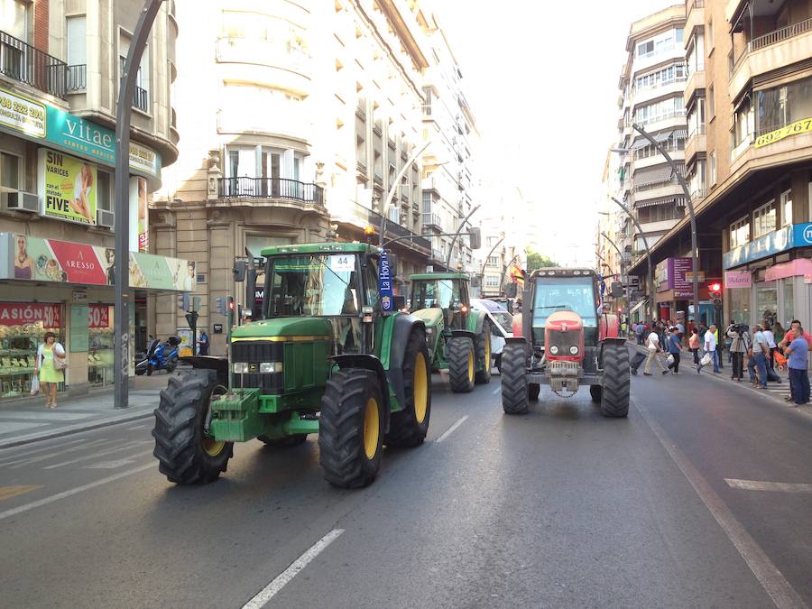 Los tractores toman Gran Vía