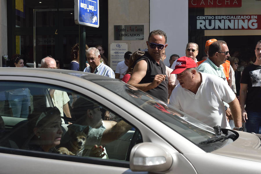 Los tractores toman Gran Vía