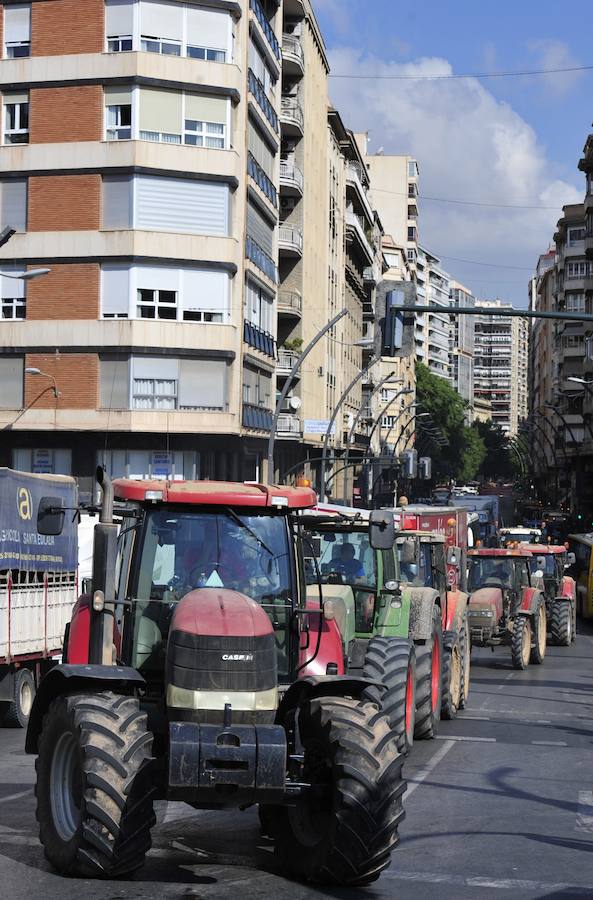 Los tractores toman Gran Vía