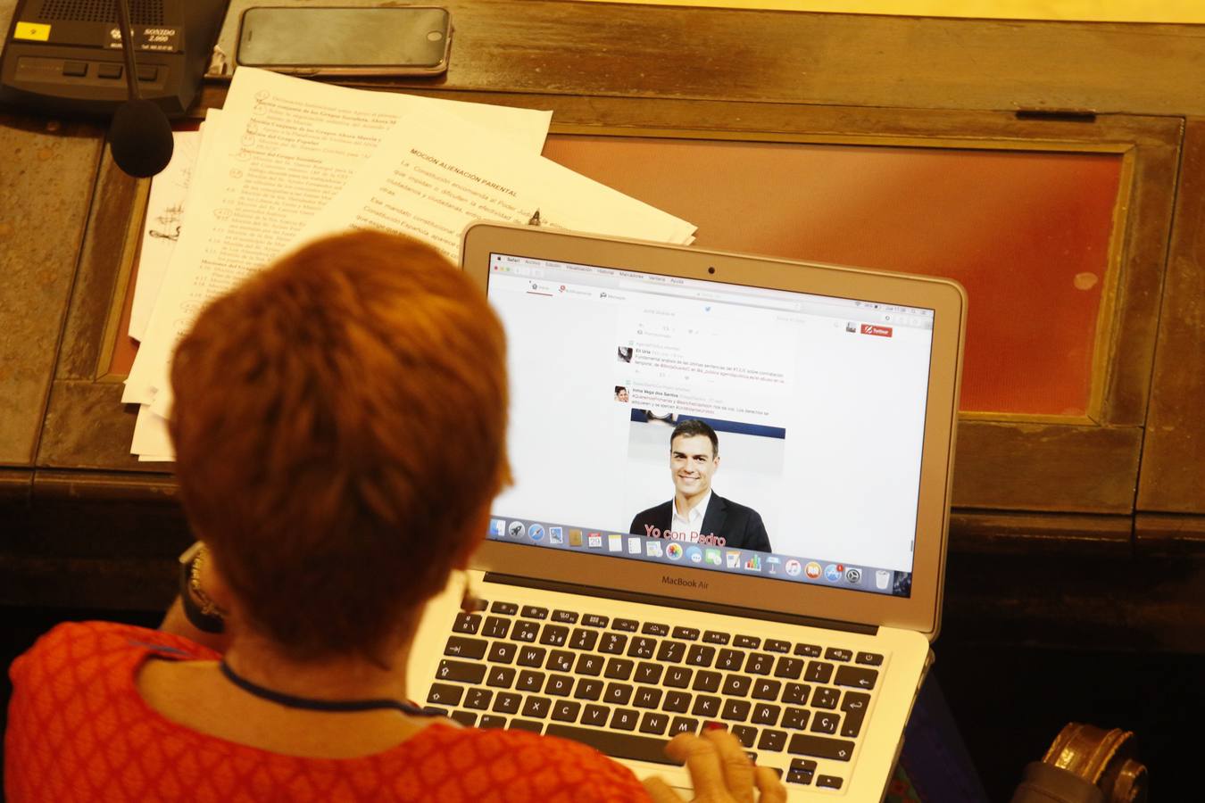 Protesta en el pleno de septiembre en Murcia