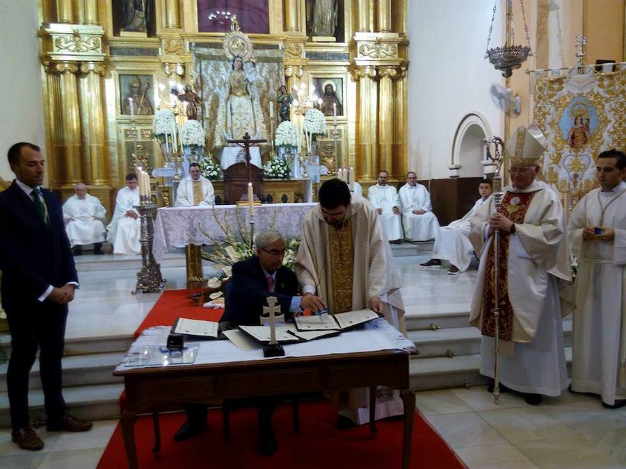 Se hermanan las cofradias Virgen del Rosario de Bullas y Vera Cruz de Caravaca