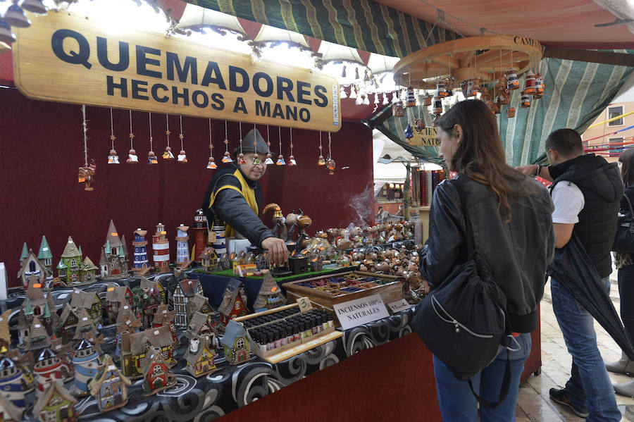 Mercado medieval pasado por agua