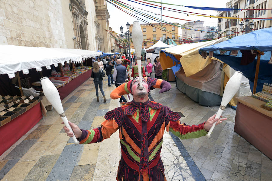 Mercado medieval pasado por agua