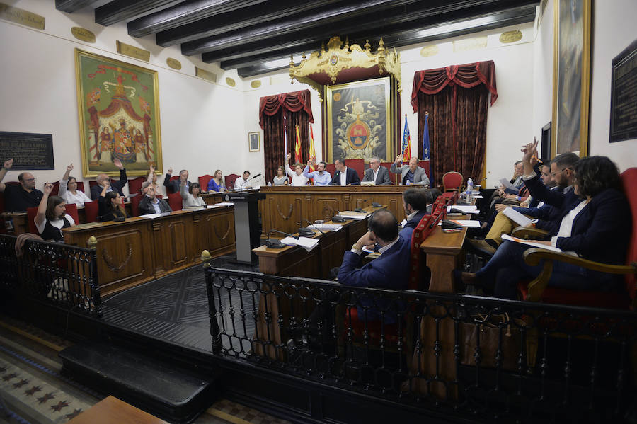 Pleno en el Ayuntamiento de Elche