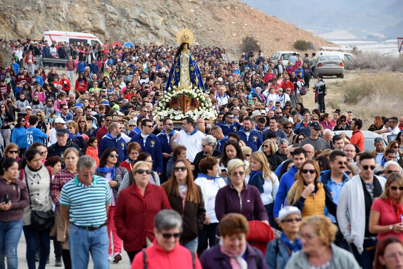 Mazarrón celebra la romería de la Virgen del Milagro