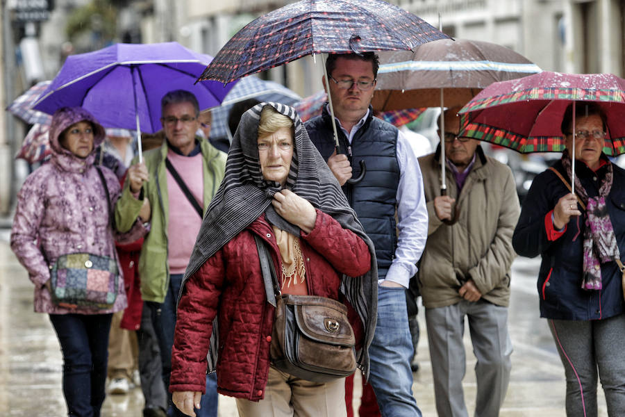 Día de lluvias en Alicante