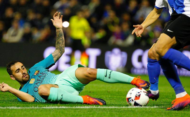 Las mejores imágenes del Hércules - Barcelona (I)