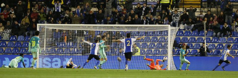 Las mejores imágenes del Hércules - Barcelona (I)