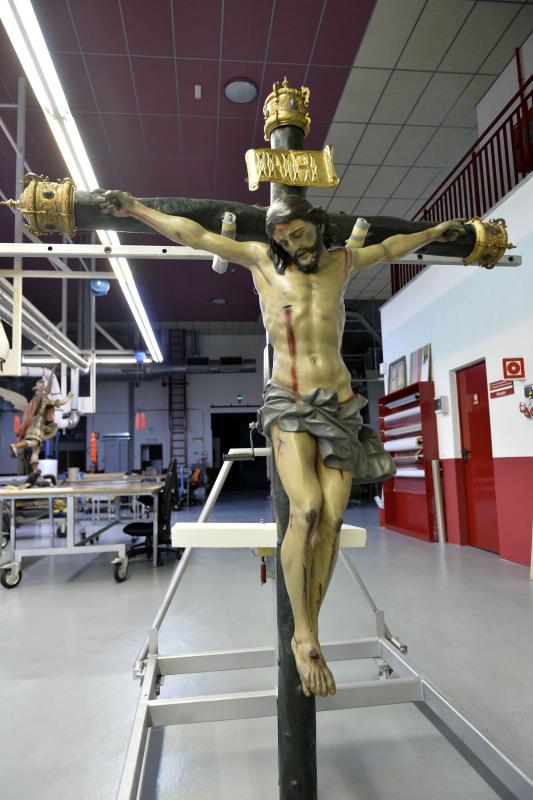 El Santísimo Cristo del Amparo está como nuevo