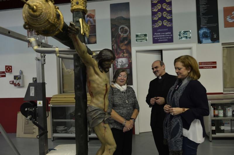 El Santísimo Cristo del Amparo está como nuevo