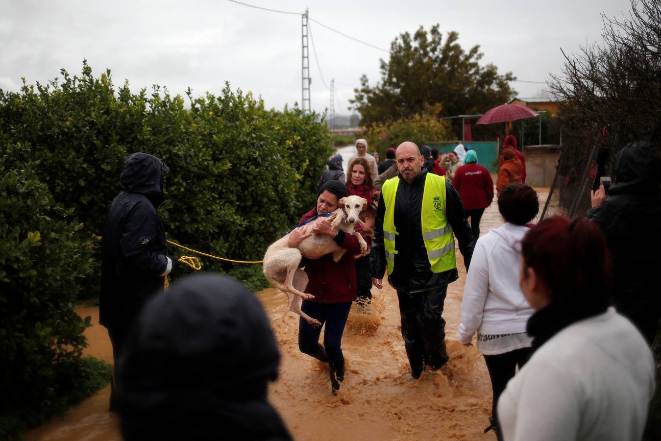 Málaga bajo el agua