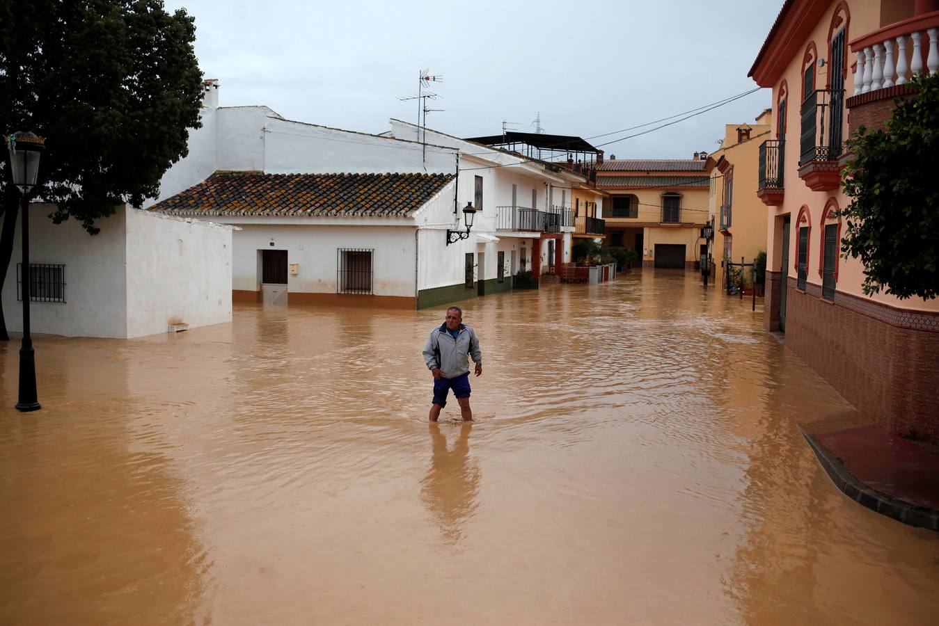 Málaga bajo el agua