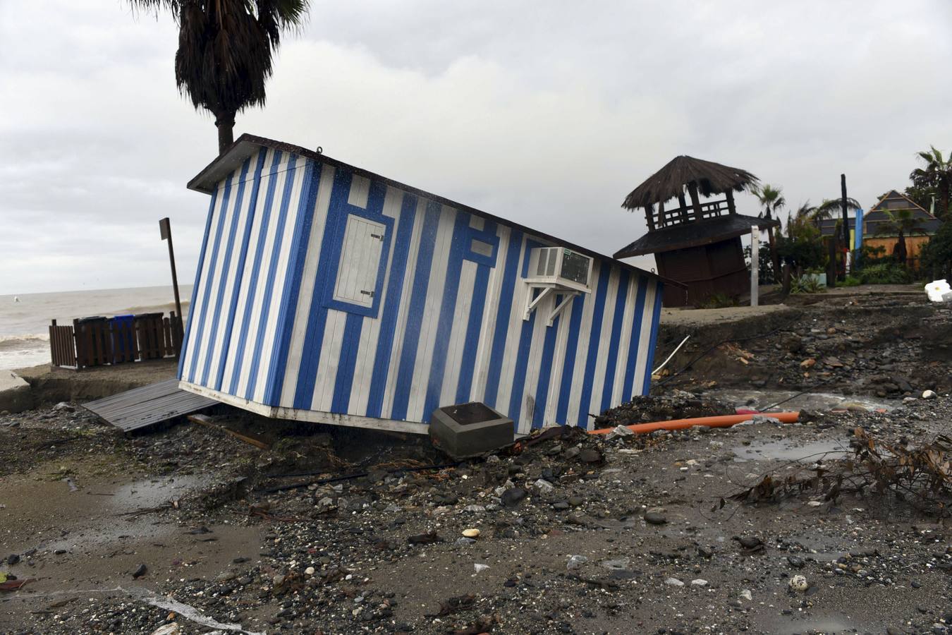 Málaga bajo el agua