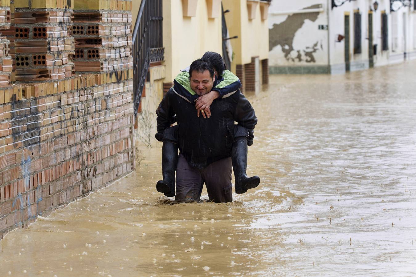 Málaga bajo el agua