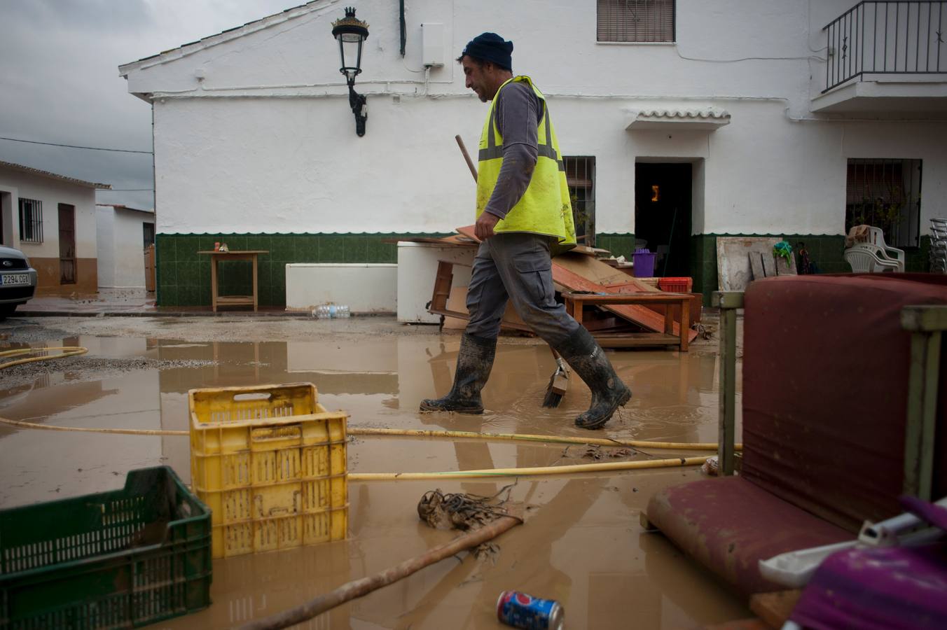 Málaga bajo el agua