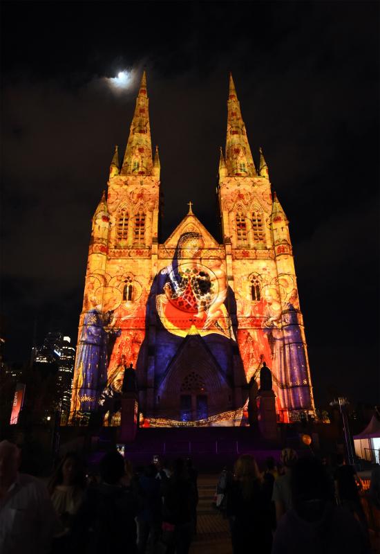 Sidney proyecta la Navidad