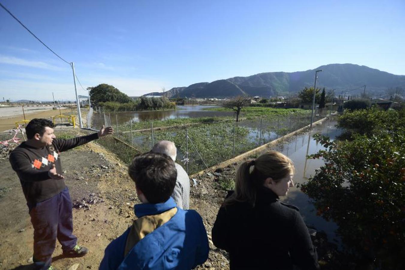 El rastro del temporal en la huerta de Torreagüera