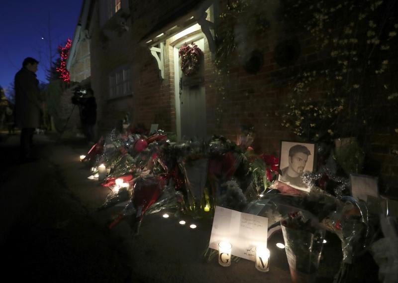 La casa de George Michael, el epicentro de su homenaje