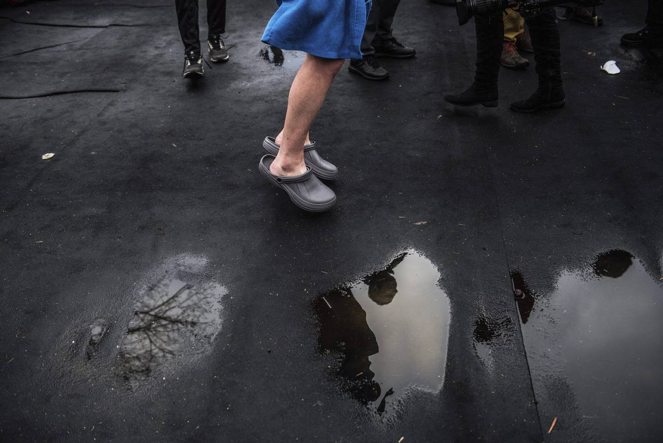Un gélido chapuzón navideño
