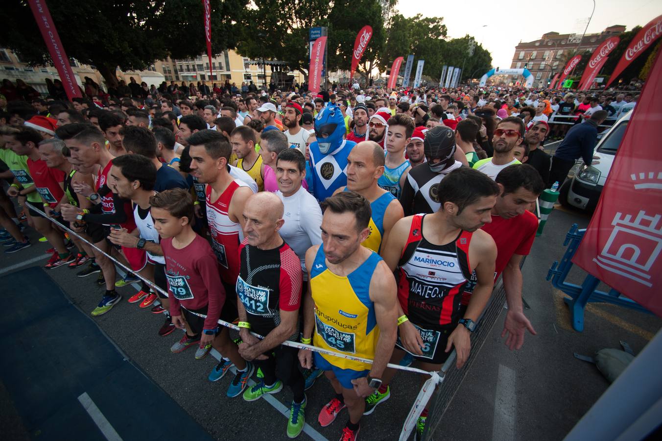 Comenzando la carrera con alegría