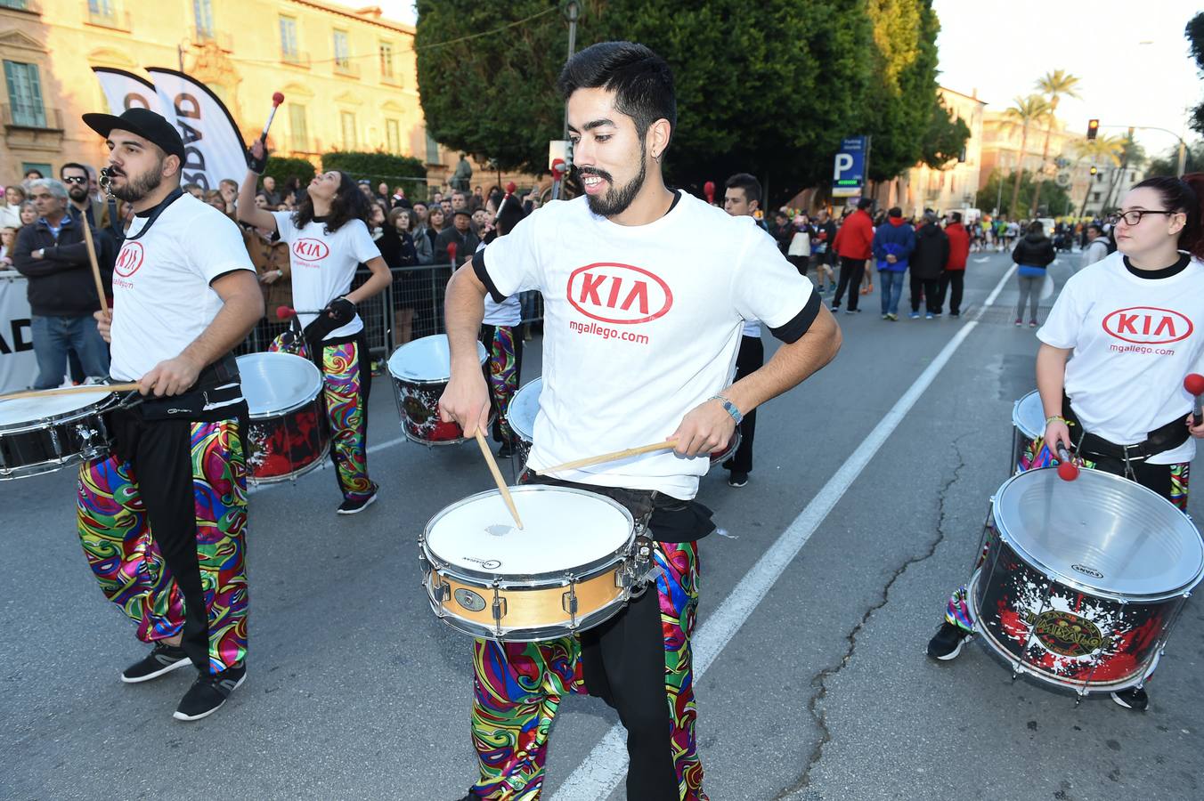 Comenzando la carrera con alegría