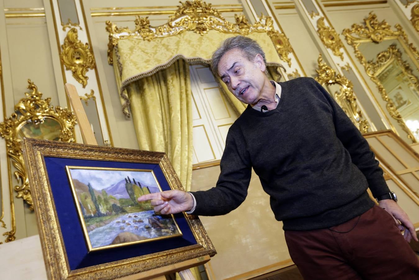 Pedro cano repasa su vida con siete obras