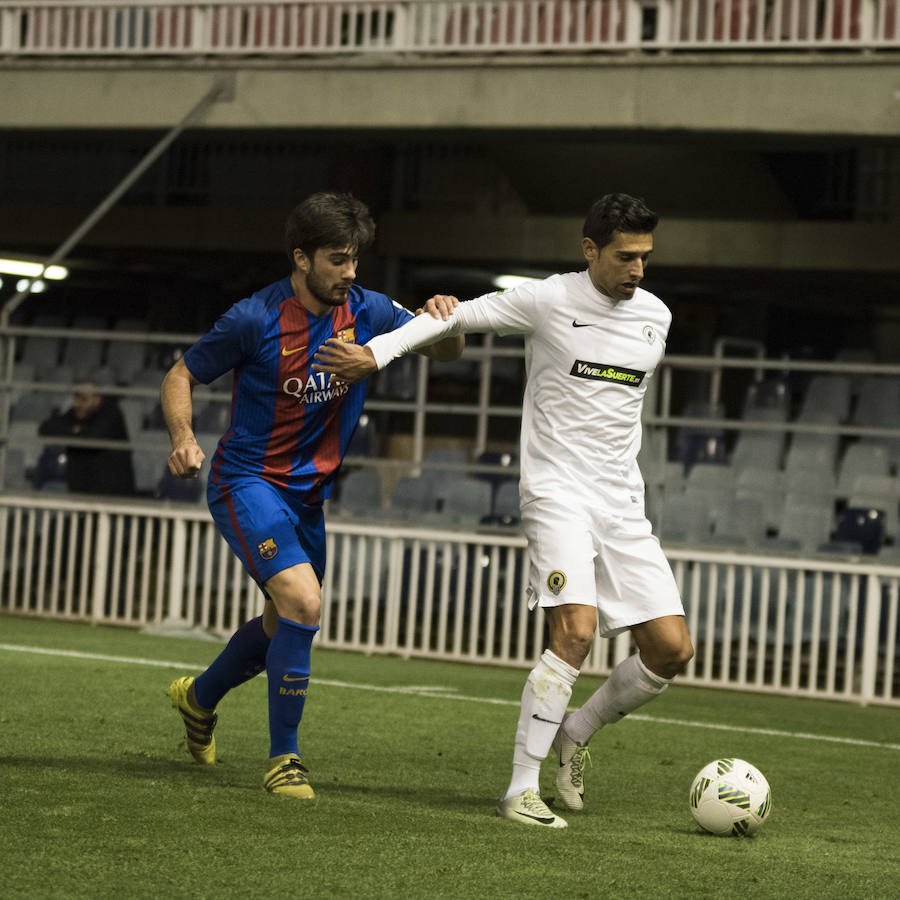 Las imágenes del Barcelona B - Hércules