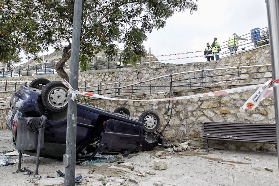 Accidente de coche en La Albufereta