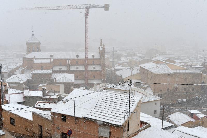 La nieve deja huella en Lorca